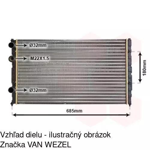 Chladiče vody 952408-4 /POLCAR/ - obr. 5