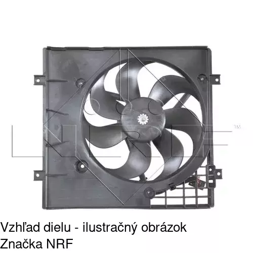 Ventilátor bez krytu / podpery 952423U2-Q /POLCAR/ - obr. 3