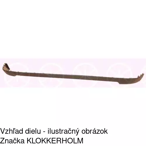 Spojler predného nárazníka POLCAR 952425-R