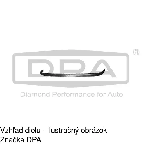 Lišta nárazníka 952607-4 /POLCAR/ - obr. 1