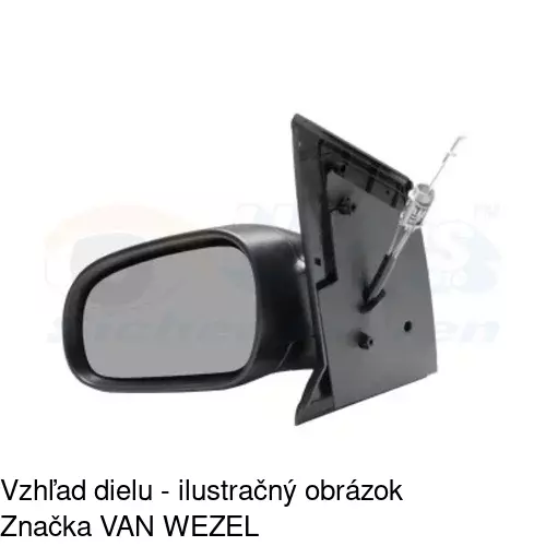 Vonkajšie zrkadlo 9530512M /POLCAR/ - obr. 4
