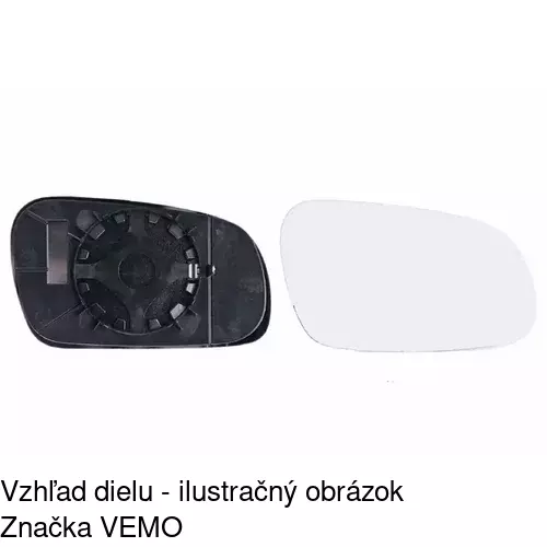 Sklo vonkajšieho zrkadla s držiakom 9530547E /POLCAR/ - obr. 4