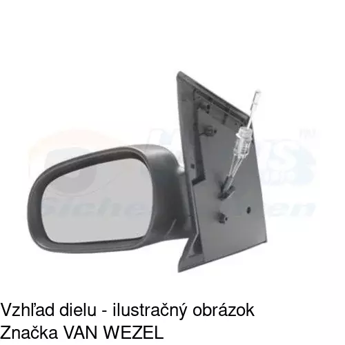 Rám vonkajšieho zrkadla 953054PM /POLCAR/ - obr. 5