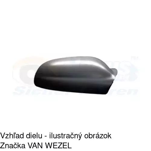Rám vonkajšieho zrkadla 953055TM /POLCAR/ - obr. 4
