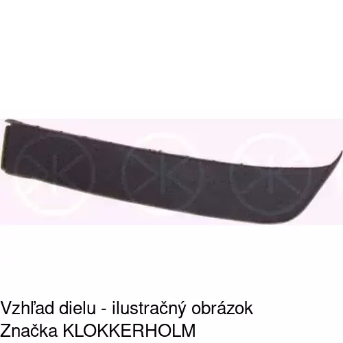 Spojler predného nárazníka POLCAR 953225-1