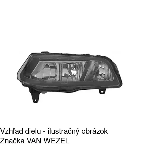 Hmlové svetlo - predné 953329BE /POLCAR/ - obr. 4