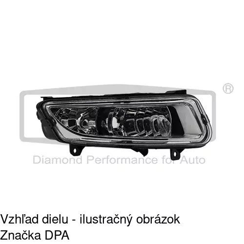 Hmlové svetlo - predné 9533301E /POLCAR/ - obr. 3