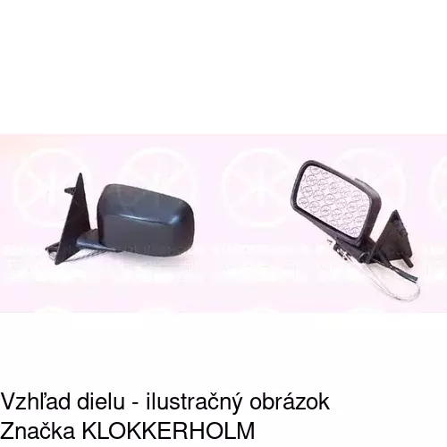 Vonkajšie zrkadlo 9534512E /POLCAR/ - obr. 4