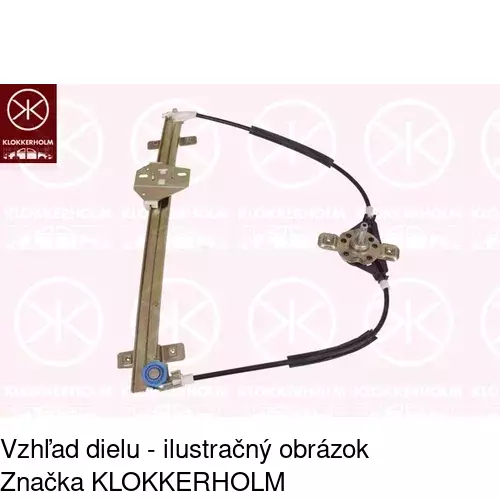 Manuálny mechanizmus okna dverí 9534PSM6 /POLCAR/