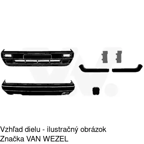 Spojler predného nárazníka 953725-1 /POLCAR/ - obr. 3
