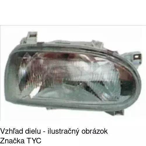 Hlavný reflektor 953810-V /POLCAR/ - obr. 1