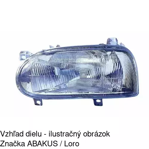 Hlavný reflektor 9538100E /POLCAR/ - obr. 5