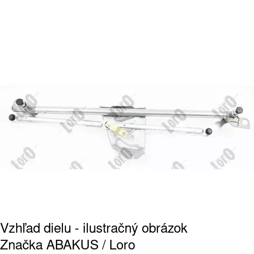 Náhon stieračov bez motora 9538MWP1 /POLCAR/ - obr. 3