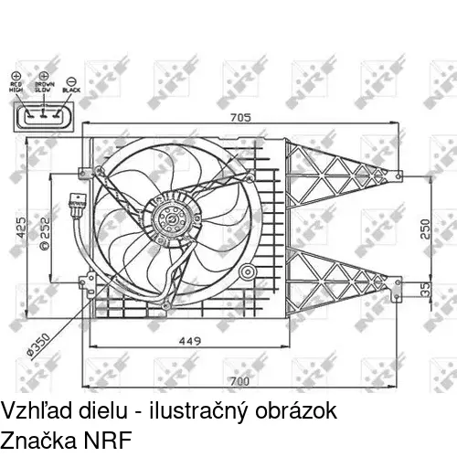 Ventilátory chladičov 954123W3 /POLCAR/ - obr. 1
