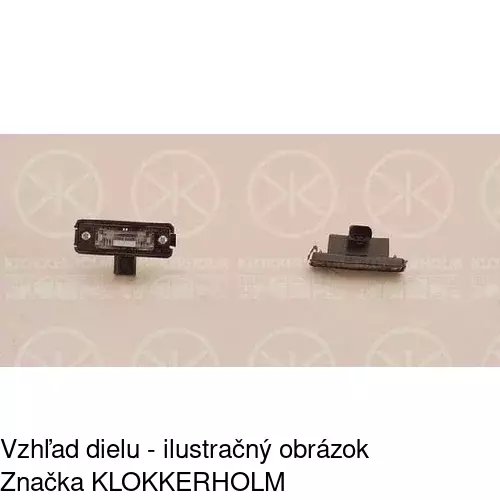 Svetlo na osvetlenie evidenčného čísla 9541958E /POLCAR/ - obr. 4