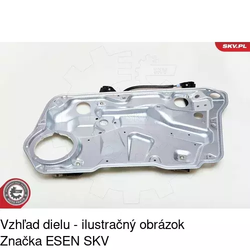 Mechanizmus sťahovania okna elektrický bez motora POLCAR 9541PSG4