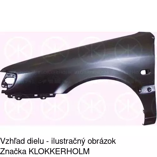 Predný blatník POLCAR 954702