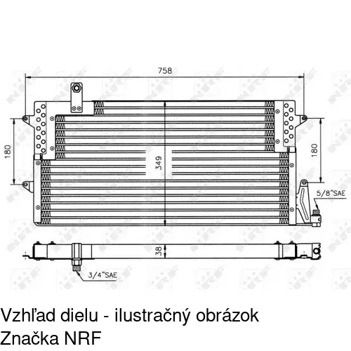 Chladiče klimatizácie 9547K8B2 /POLCAR/ - obr. 2