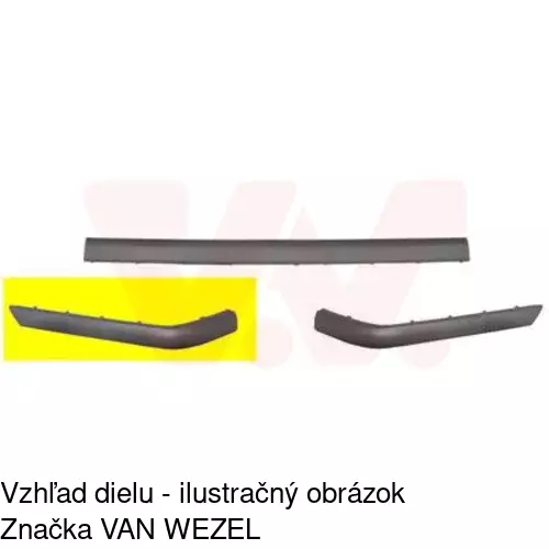 Lišta nárazníka 954896-7 /POLCAR/ - obr. 3