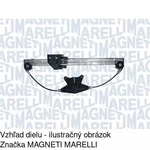 Mechanizmus sťahovania okna elektrický bez motora 9548PSG3 /POLCAR/ - obr. 2