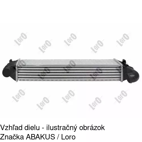 Chladiče vzduchu (Intercoolery) 9550J8-1 /POLCAR/ - obr. 4
