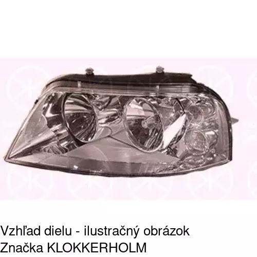 Hlavný reflektor 955109-E /POLCAR/ - obr. 2