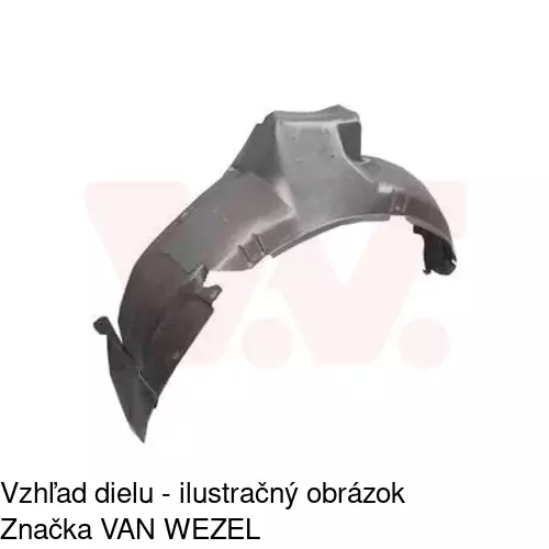 Podblatník (plast) 9551FP1T /POLCAR/ - obr. 1