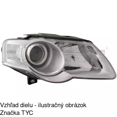 Hlavný reflektor 955509-H /POLCAR/ - obr. 3