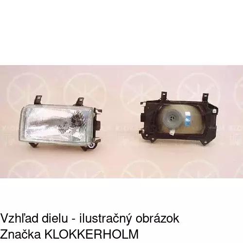 Hlavný reflektor 9566100E /POLCAR/ - obr. 1