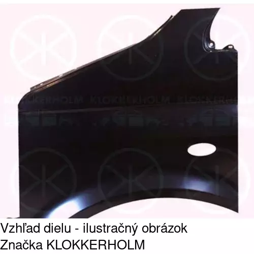 Predný blatník POLCAR 956802