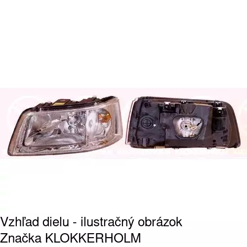 Hlavný reflektor 956810-U /POLCAR/ - obr. 2