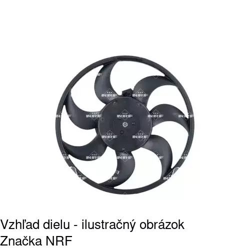 Ventilátor bez krytu / podpery 956823U2 /POLCAR/ - obr. 5
