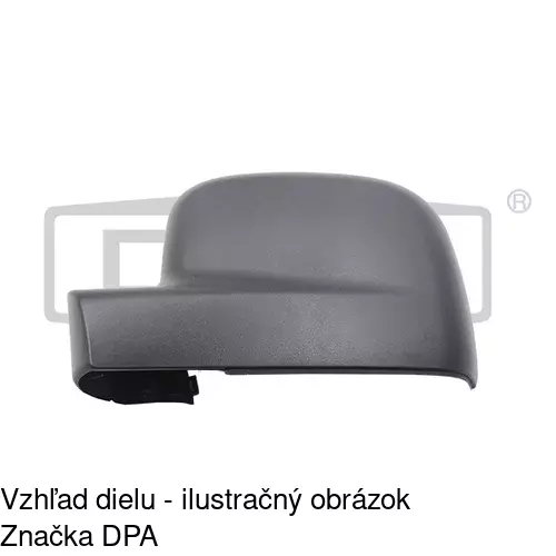 Rám vonkajšieho zrkadla 956854TM /POLCAR/ - obr. 2