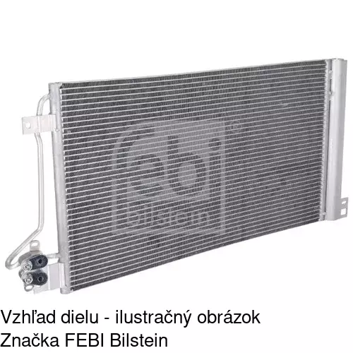 Chladiče klimatizácie 9568K8C1S /POLCAR/ - obr. 2