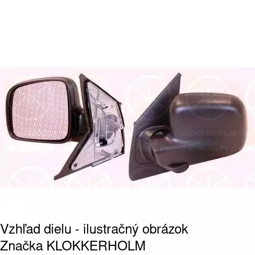 Vonkajšie zrkadlo 9569512M /POLCAR/ - obr. 3