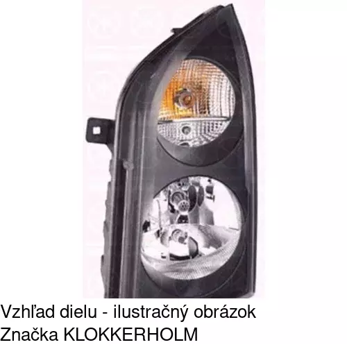 Hlavný reflektor 9572090E /POLCAR/ - obr. 1