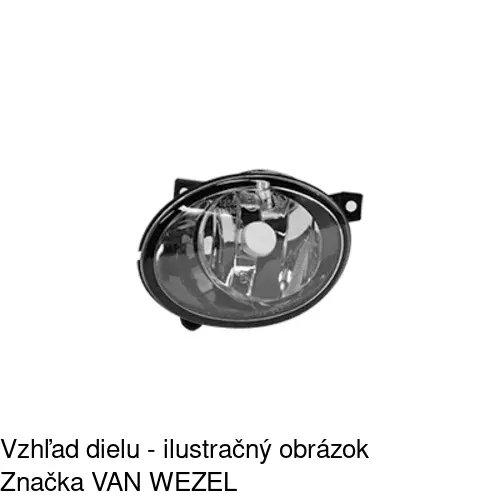 Hmlové svetlo - predné 957229-E /POLCAR/ - obr. 2
