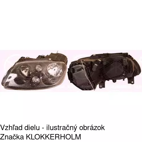 Hlavný reflektor 9578104E /POLCAR/ - obr. 1