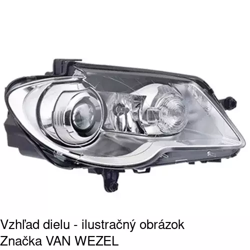 Hlavný reflektor 9579102U /POLCAR/ - obr. 2