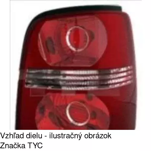 Zadné svetlo POLCAR 9579880E