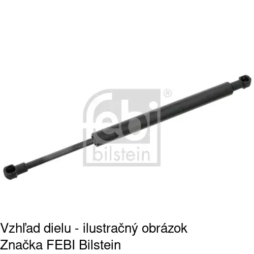 Plynová pružina 9580AB1 /POLCAR/ - obr. 1