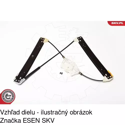 Elektrický mechanizmus okna dverí 9580PSG3 /POLCAR/ - obr. 5
