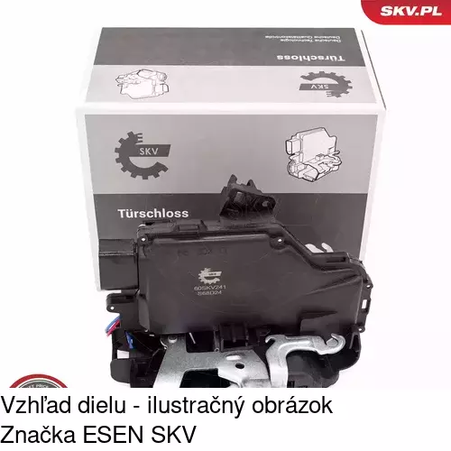 Vnútorná zámka dverí 9580ZC-1 /POLCAR/ - obr. 2