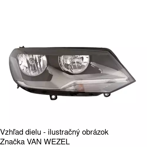Hlavný reflektor 958210-H /POLCAR/ - obr. 1