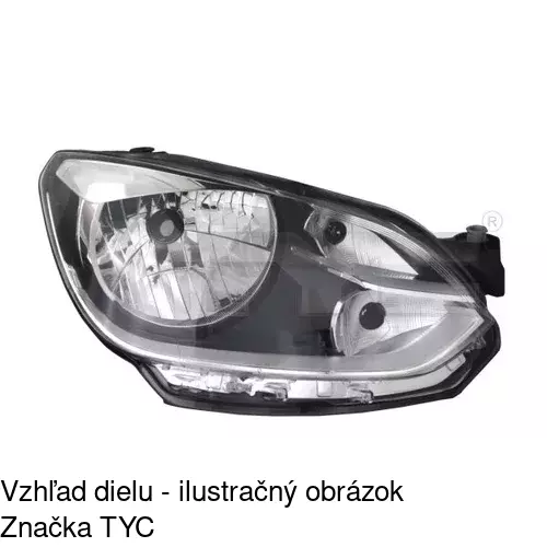 Hlavný reflektor 95A1100E /POLCAR/ - obr. 1