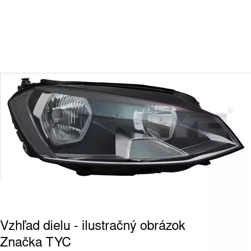 Hlavný reflektor POLCAR 95C209-E