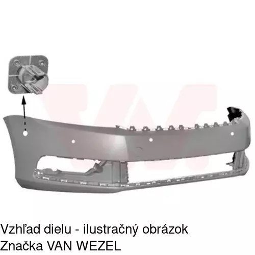 Predný nárazník 95D1071J /POLCAR/ - obr. 2