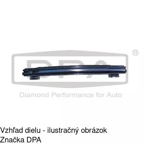 Výstuha nárazníka 95D196-3 /POLCAR/ - obr. 1