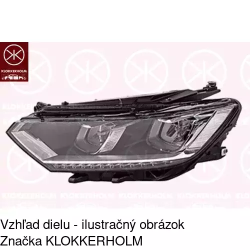 Hlavný reflektor POLCAR 95D3091V