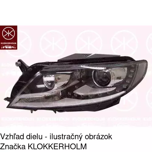Hlavný reflektor 95G109-U /POLCAR/ - obr. 1